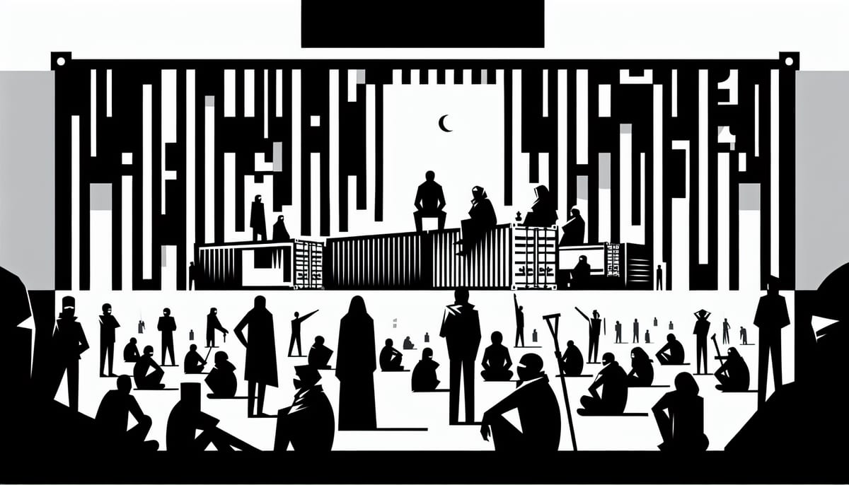 Konteyner kentte yaşam sürenler, barınma mücadelesini anlatıyor